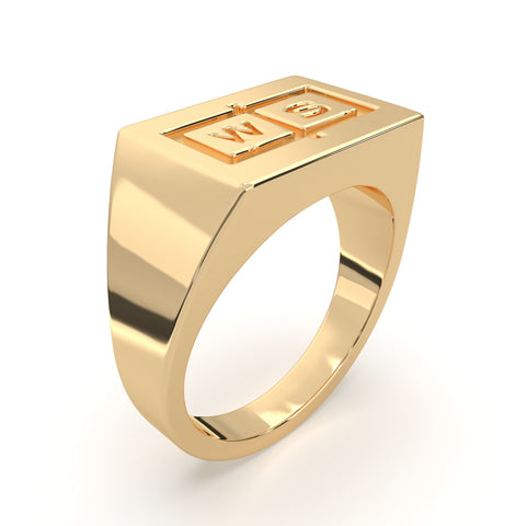 Signed Signet Ring